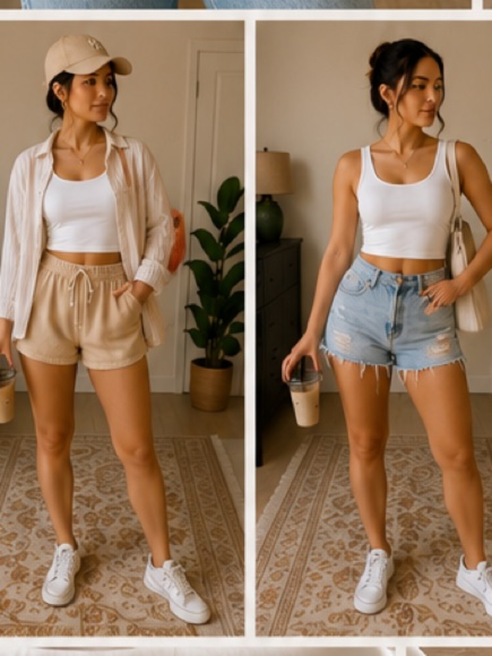 🤍 SHEIN White Cropped Tank Top — Size Large